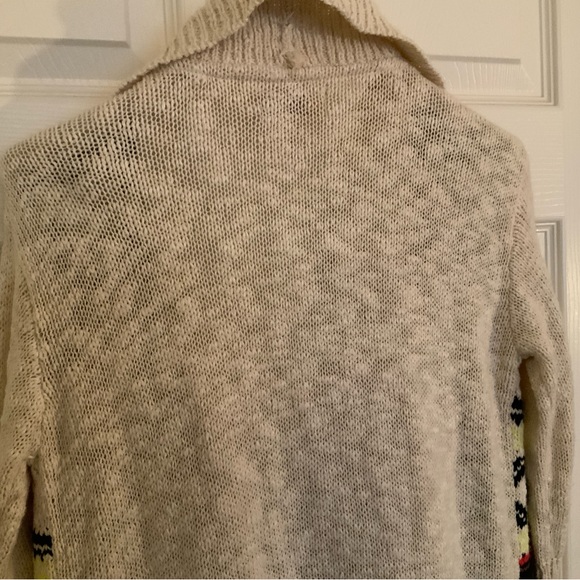 VERA WANG, OPEN CARDIGAN LONG SWEATER. - Picture 7 of 12